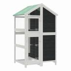 vidaXL bird house серый 97x81x152cm натуральное дерево сосна животное товары для домашних животных товары для домашних животных птица сопутствующие товары брать . корзина * подставка серый оплата при получении не возможно 