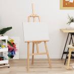 vidaXL мольберт подставка 53.5x95x127cm сосна натуральное дерево офисные принадлежности презентация мольберт оплата при получении не возможно 