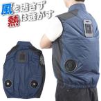冷却ベスト ペルチェ式 冷蔵服 空調作業服 洗濯可能 作業服 フリーサイズ M X XL サイズ ネイビー 夏用 熱中症対策 冷却ウェア 建設現場 アウトドア