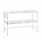 ASPLUND アスプルンド キッチン ラック 収納 耐熱 おしゃれ 天然大理石 天板 北欧 マーブル2tierキッチンラック 代引不可 ポイント10倍