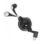 サンコー iBud retractable earphone with microUSB IBUDBL32  ヘッドホン・イヤホン