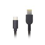 ヤングトップ USB Type-C ノートPC電源ケーブル 65W 角型タイプ Lenovo/NEC向け 1.5m USBCTODCSQ-15M 代引不可