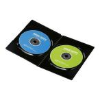 5個セット 10枚×5 サンワサプライ スリムDVDトールケース 2枚収納・10枚セット・ブラック DVD-TU2-10BKNX5 代引不可