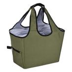 肩かけできて持ちやすい保冷買い物かごバック 折りたたんでコンパクト収納 自立する KMB-001 代引不可