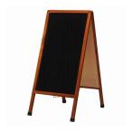 レイメイ藤井 A型ブラックボード 大サイズ 2方向からアピール スチール製 マグネット使用可能 ディスプレイにぴったり LNB1000 代引不可