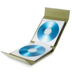 エレコム CD DVD Blu-ray対応手帳型メディアケース マグネット開閉 24枚収納 ホワイト CCD-CB24WH CCD-CB24WH パソコン 代引不可