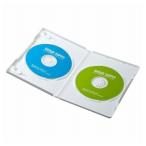 サンワサプライ DVDトールケース 2枚収納・10枚セット・ホワイト DVD-TN2-10WN 代引不可