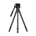 CAYER カイヤー コンパクトカーボン三脚 CH10LS1 3段 脚径16mm ブラック VCAYER-CH10LS1BK 代引不可