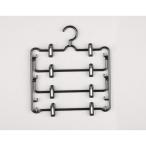 アイリスオーヤマ スカートハンガー4段 ハンガー (ブラック) SHN-4