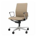 メーカー直送 チェア ファブレ ストライプ アルミ肘 ソフトベージュ 椅子 リモートワーク パソコンチェア C01-P162CU-B1K1K3 代引不可