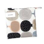 マリメッコ marimekko ポットホルダー 66625 WHITE/BEIGE/GREY BE
