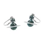 ヴィヴィアンウエストウッド Vivienne Westwood ピアス LENA ORB ブラック 専用BOX 紙袋付き 62010054W レディース
