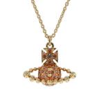 ヴィヴィアンウエストウッド Vivienne Westwood ネックレス LENA SBR ゴールド 専用BOX 紙袋付き 63020065R レディース
