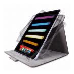 iPad mini 2021年モデル 第6世代 8.3インチ ケース カバー レザー フラップ 手帳 360度回転 ブラック TB-A21S360BK エレコム 代引不可