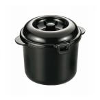 ショッピングちびくろちゃん カクセー 電子レンジ専用炊飯器 紀州備長炭配合 ちびくろちゃん 2合炊き CK-003 代引不可