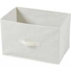 不二貿易 不織布製 インナー ボックス 3個セット 幅38ｘ高25cm アイボリー 78447