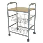 キッチンワゴン キャスター付き KW-0921 ワゴン 収納 ラック レンジラック 小物収納 隙間収納 収納 キッチンカウンター 代引不可