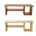 ルーデ リビングテーブル 日本製 ローテーブル コーヒーテーブル 木製 センターテーブル オーク材 RUDE ブラウン ナチュラル 代引不可