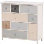 チェスト アンティークホワイト MCH-8304AW