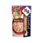 ユニ・チャーム 銀のスプーン三ツ星グルメパウチ国産プレミアム贅沢フレーク国産天然まぐろ100% ささみ入り35g