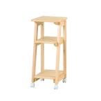 tinyワゴン TI-30W デスクワゴン サイドワゴン サイドデスク キャスター付き ナチュラルテイスト 収納 代引不可