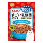 いなばペットフード CIAO すごい乳酸菌クランキー かつお節入り かつお味 200g 猫 猫用 キャットフード おやつ フード ペット ペットフード