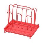 リバティーコーポレーション グラススタンド 幅22×奥行16.5cm レッド Style+2 トレー付 LD-128