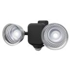 LEDセンサーライト ムサシ RITEX ライテックス LED-265 乾電池式 3.5W×2灯 明るさ600ルーメン フリーアーム式 人感センサーライト 屋外 防犯グッズ