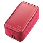 エレコム CD/DVD/Blu-rayケース/セミハード/ファスナー付/160枚収納/レッド 代引不可