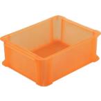 工場用保管設備 大型パーツケース ＴＲＵＳＣＯ　スケルトンカラーコンテナ　スケルコン　９Ｌ　透明オレンジ　  (TSK-910OR)