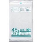 (まとめ) クラフトマン 業務用透明 メタロセン配合厚手ゴミ袋 45L HK-087 1パック(10枚) 〔×30セット〕 代引不可