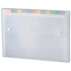 (まとめ) セキセイ ドキュメントファイル A4 13ポケット SSS-1212-70ホワイト 1冊 〔×15セット〕 代引不可