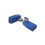 (まとめ)変換名人 変換プラグ USB3.0 A右L型 USB3A-RL〔×10セット〕 代引不可