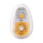 (まとめ)EMPEX 温度・湿度計 起き上がりこぼし 温度・湿度計 TM-2321 ホワイト〔×5セット〕 代引不可