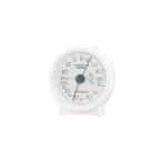 (まとめ)EMPEX 温度・湿度計 セレステ 温度・湿度計 卓上用 TM-5501 ホワイト〔×5セット〕 代引不可