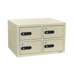 エーコー LKロッカー ダイヤル錠 LK-304 アイボリー 代引不可