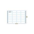 トッパンフォームズ 宛名ラベル 15×10インチ 24面 ラベルサイズ84×38mm LC016Y 1箱(500枚) 代引不可