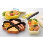 クローバー型フライパン しあわせを呼ぶ四つ葉のフライパン オレンジ 200VIH対応 ポイント10倍