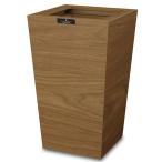 橋本達之助工芸 ゴミ箱 バスク BOSK ダストBOX スクエアM 角 ブラウン 代引不可