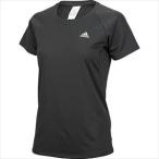 adidas アディダス t-shirt short at レディース uv s/s t women ca884 ブラック z46211 s