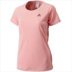 adidas アディダス t-shirt short at レディース uv s/s t women ca884 グローピンク f88767 m