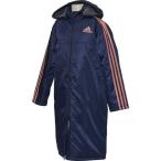 adidas アディダス Boys エッセンシャルズ ロングボアコート BVA39 カラー カレッジネイビー×レイピンク サイズ J120