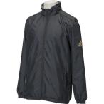 adidas アディダス M ESSENTIALS ベーシック ウインドブレーカージャケット 裏起毛 BV964 カラー ブラック×マットゴールド サイズ J/O