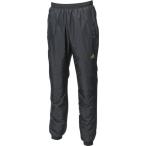 adidas アディダス M ESSENTIALS ベーシック ウインドブレーカーパンツ 裏起毛 BV965 カラー ブラック×マットゴールド サイズ J/S