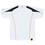 ZETT（ゼット） 野球 プロステイタス ベースボールシャツ BOT800 1129 ホワイト×ネイビー 2XO