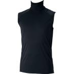 ZETT ゼット ハイブリッドアンダーシャツ タートルネックノースリーブ BO7730 カラー ブラック サイズ L
