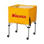ミカサ MIKASA 器具 ボールカゴ 箱型・中 フレーム・幕体・キャリーケース3点セット BCSPS カラー イエロー