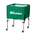 ミカサ MIKASA 器具 ボールカゴ 箱型・中 フレーム・幕体・キャリーケース3点セット BCSPS カラー グリーン