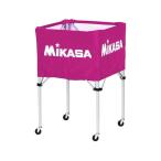 ミカサ MIKASA 器具 ボールカゴ 箱型・大 フレーム・幕体・キャリーケース3点セット BCSPH カラー バイオレット