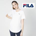 FILA fila フィラ 無地ベーシックTシャツ ヨガ スポーツ ジム ウェア スポーツウェア ジムウェア ヨガウェア 運動 レディース